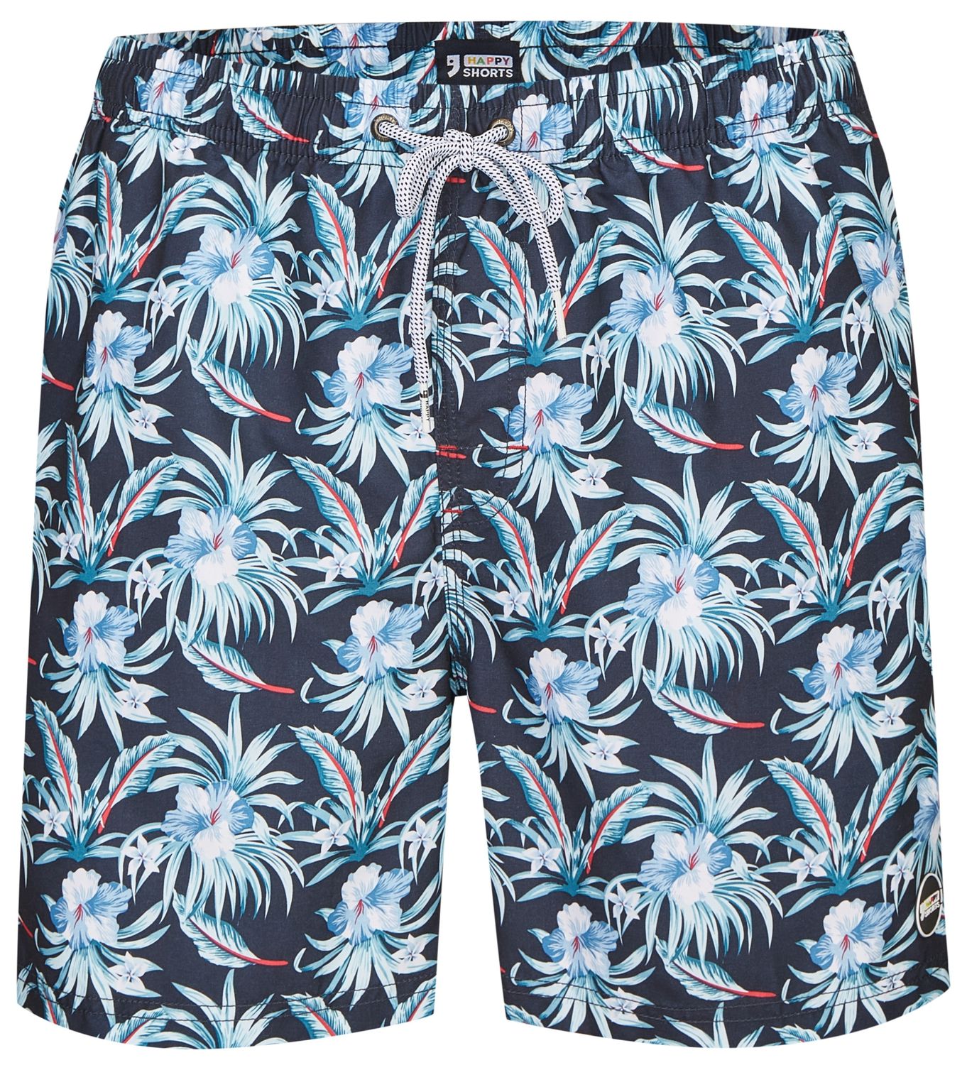 HAPPY SHORTS Men`s Beach shorts Beach pants Shorts Hawaii Flowers M - XXL
