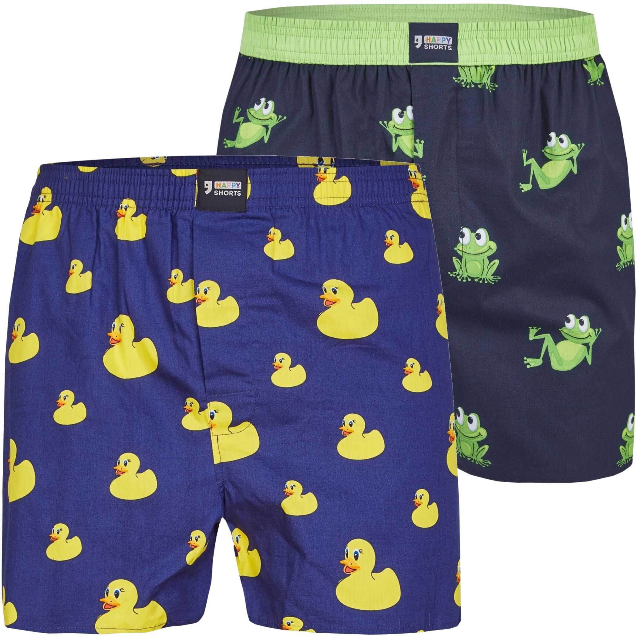 Pack of 2 HAPPY SHORTS X men's boxer shorts with suspenders