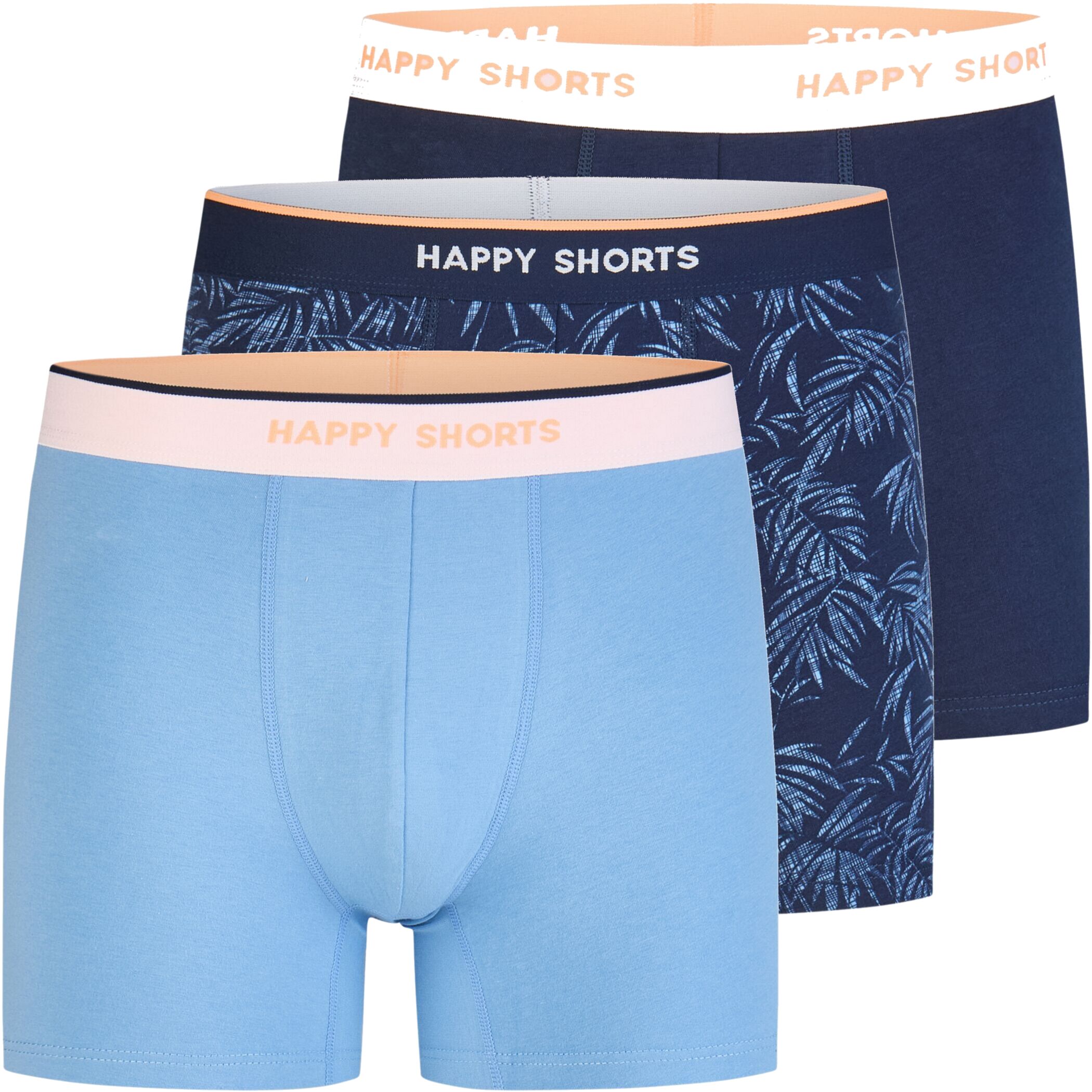 3-Packs Happy Shorts Boxershorts Pants Boxer Jersey