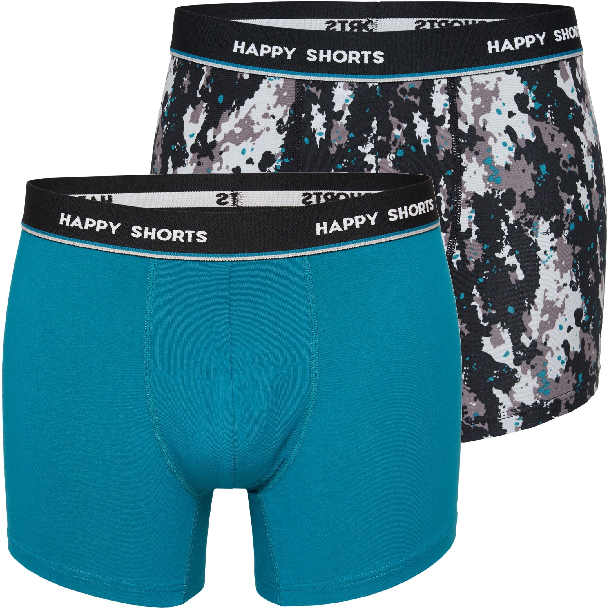 Happy Shorts 2er Trunks Mint Dunkel
