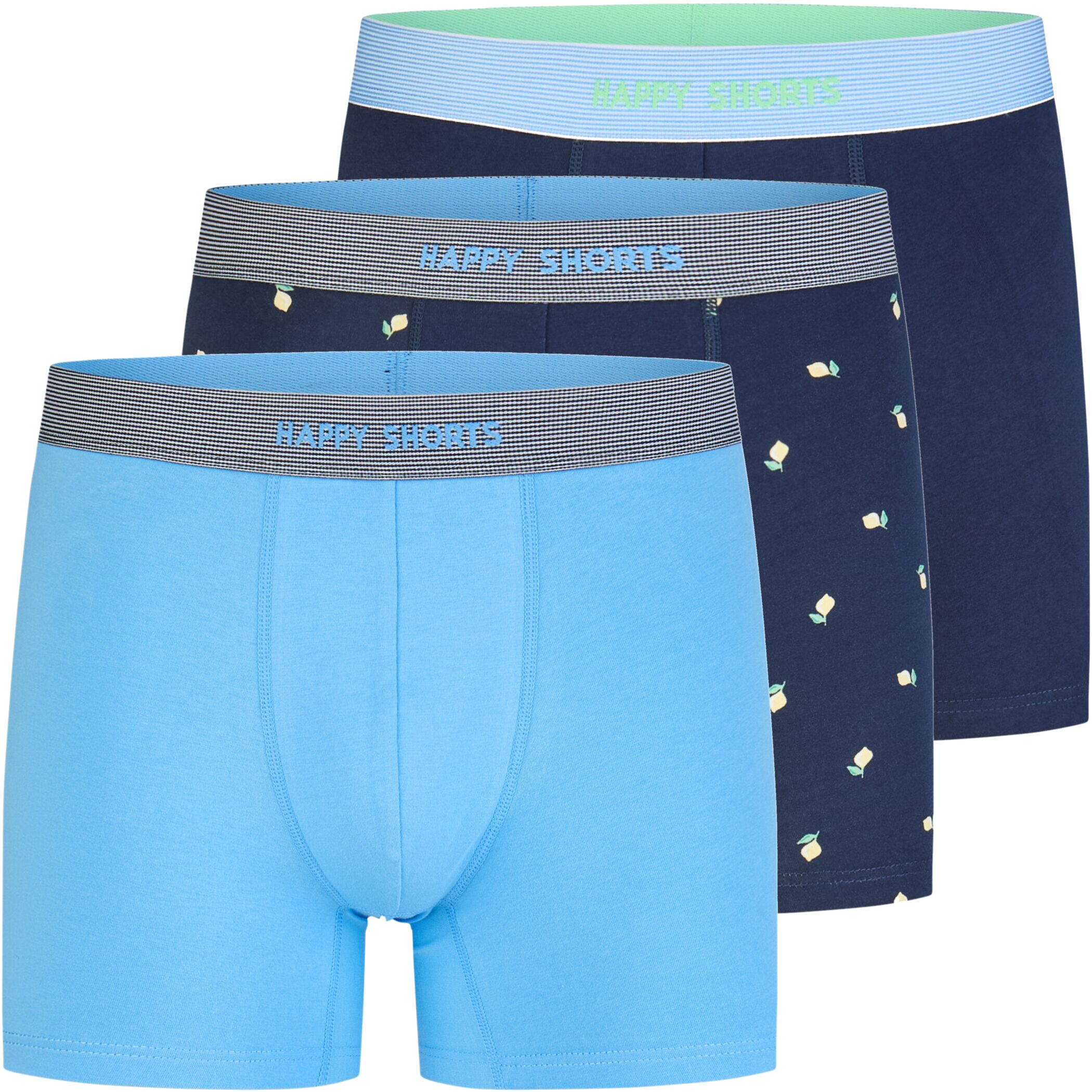 3-Packs Happy Shorts Boxershorts Pants Boxer Jersey