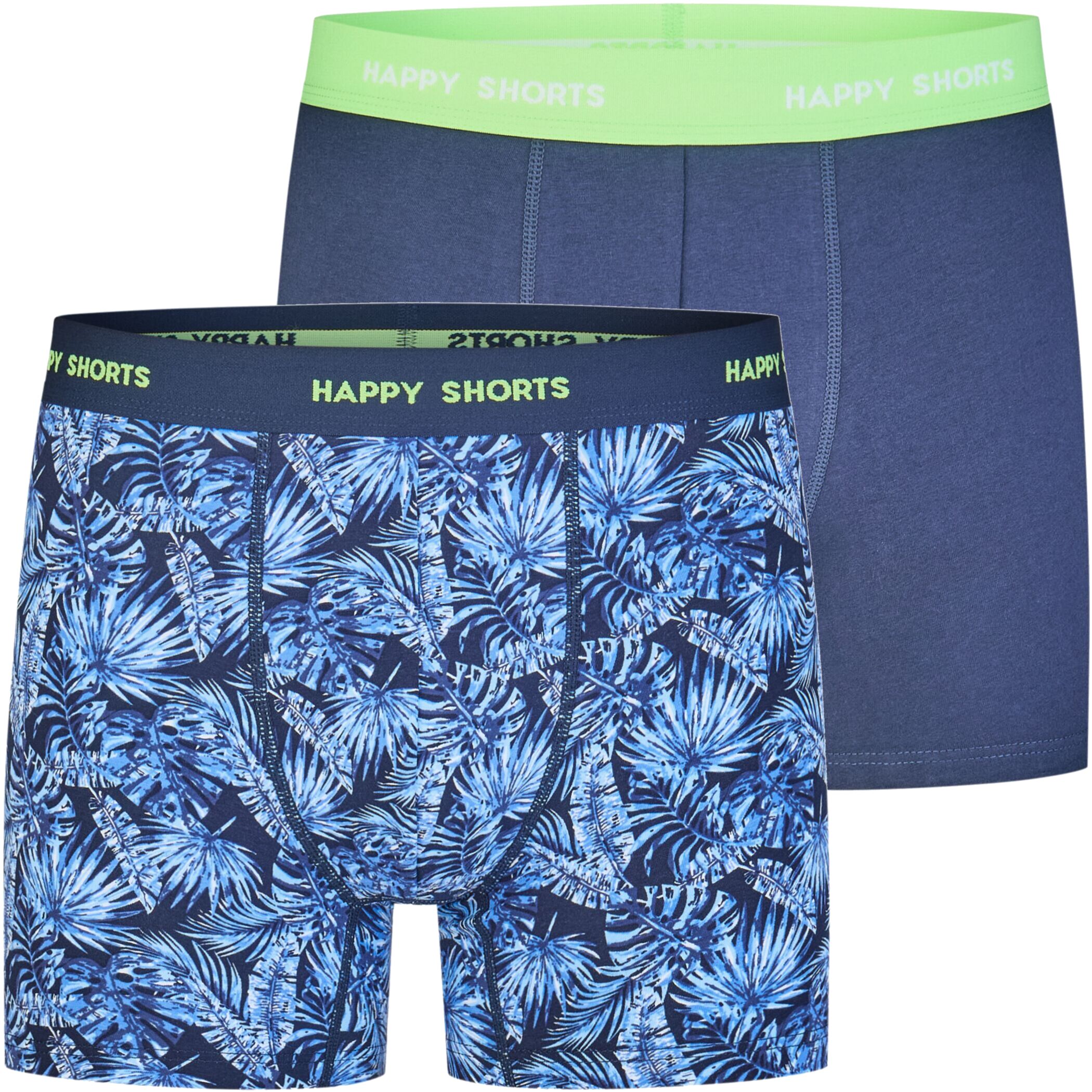 2 Happy Shorts Jersey Trunk Men's Boxer Shorts Pant