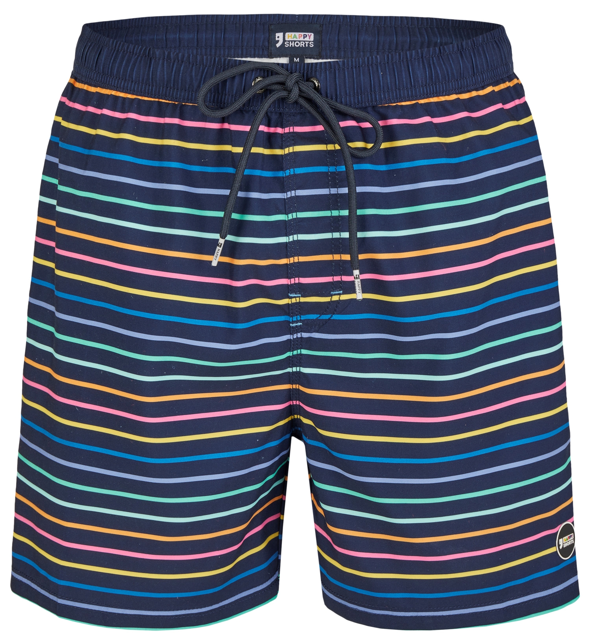 Happy Shorts Badeshorts Bunte Streifen