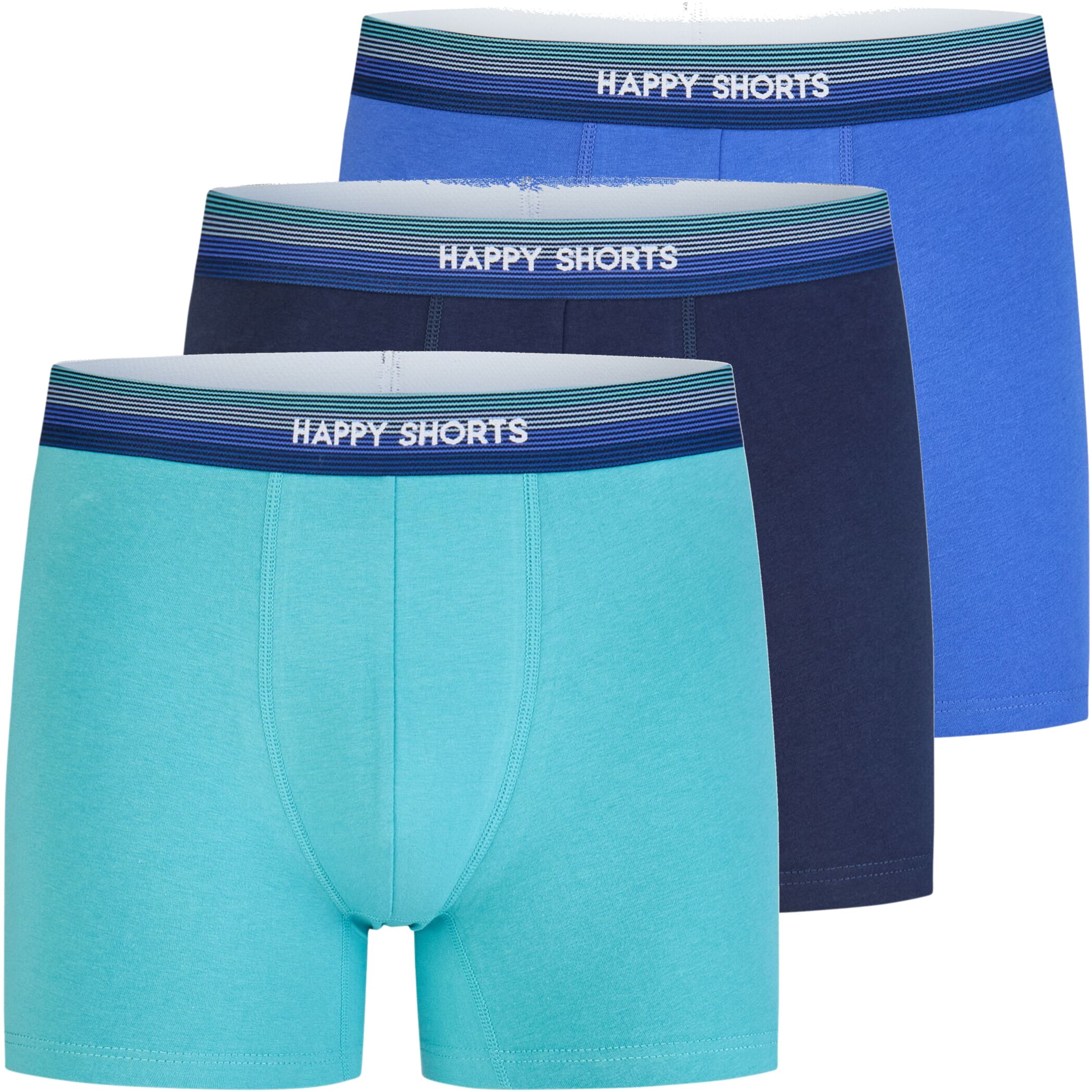 3-Packs Happy Shorts Boxershorts Pants Boxer Jersey