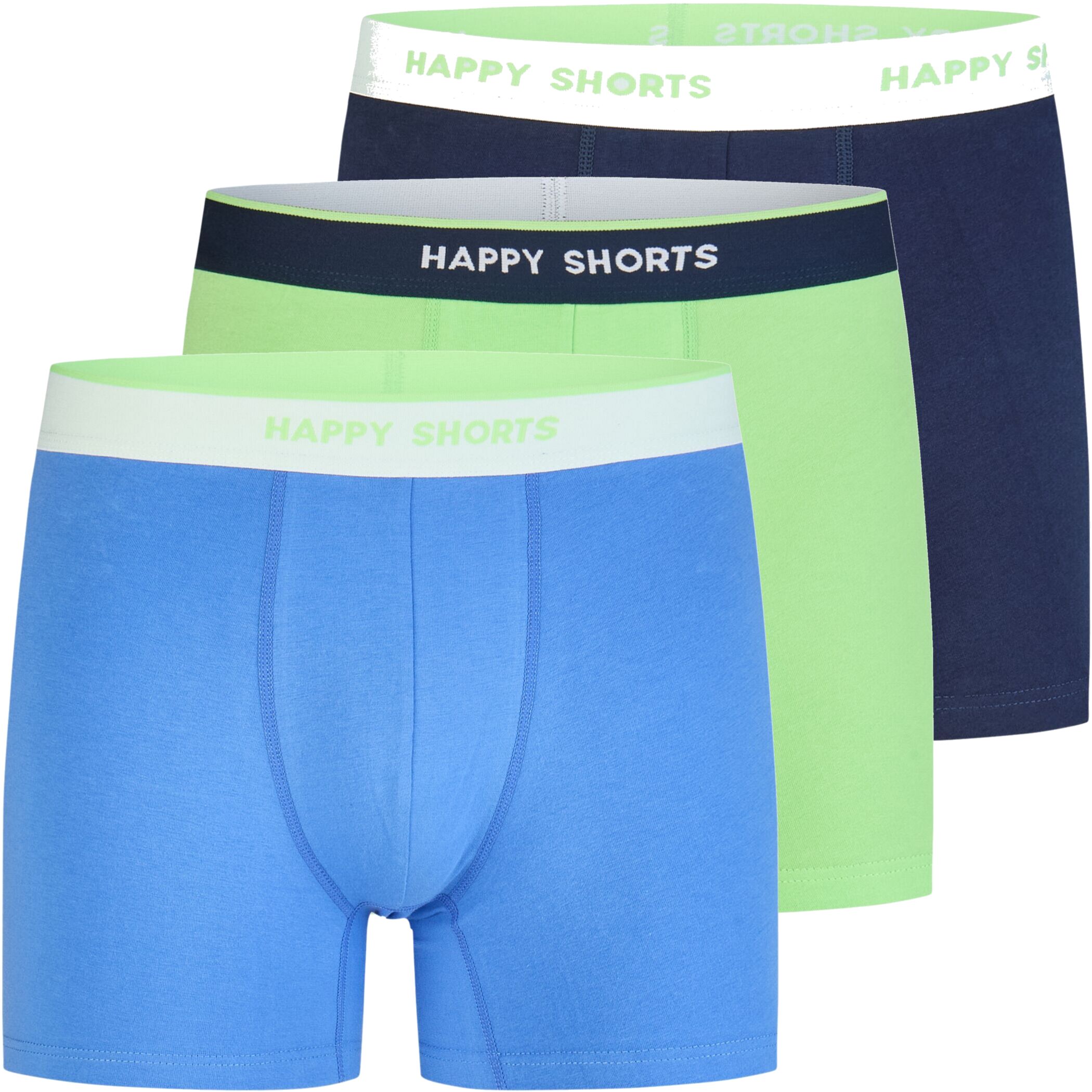 3-Packs Happy Shorts Boxershorts Pants Boxer Jersey
