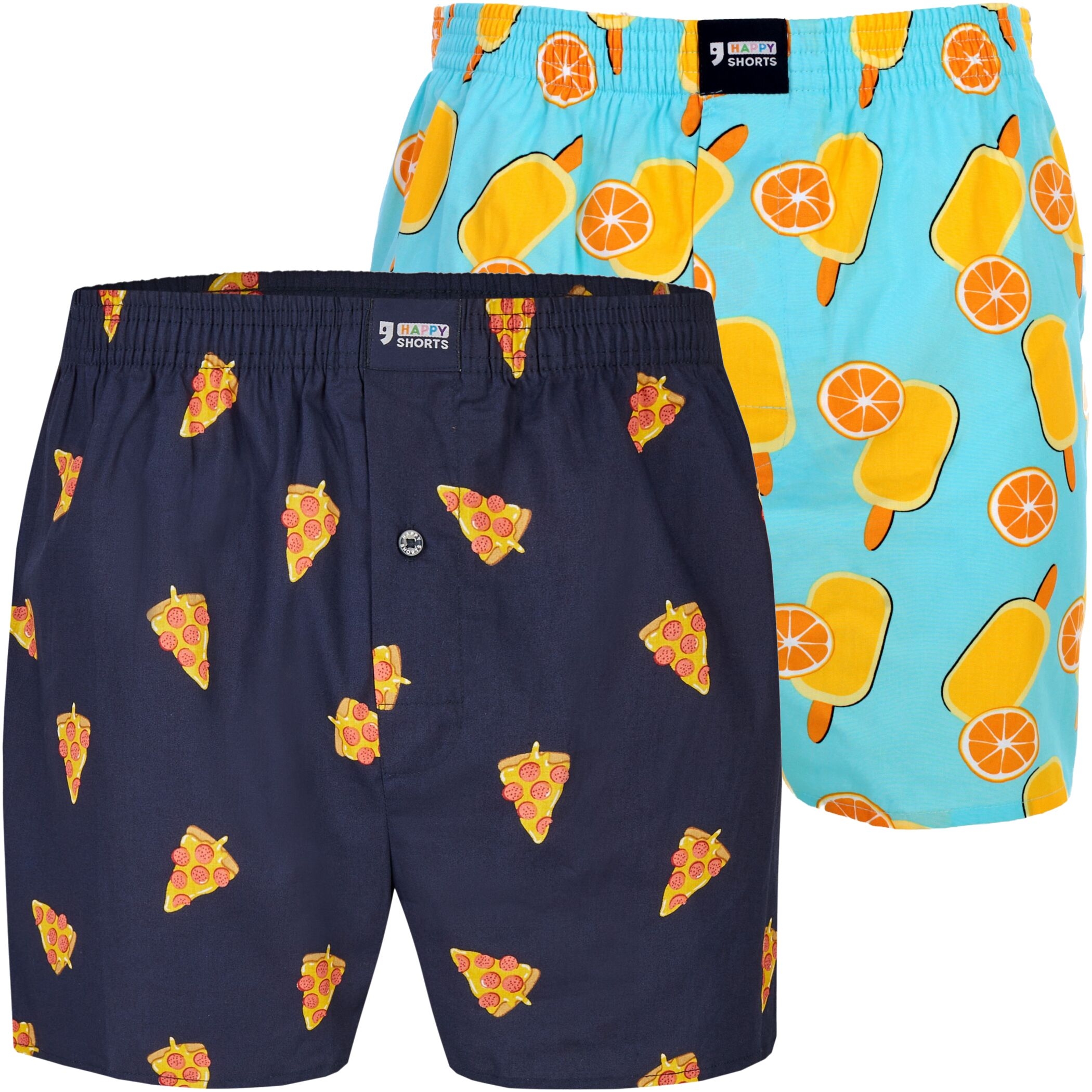 Happy Shorts 2er Boxershorts Pizza Eis