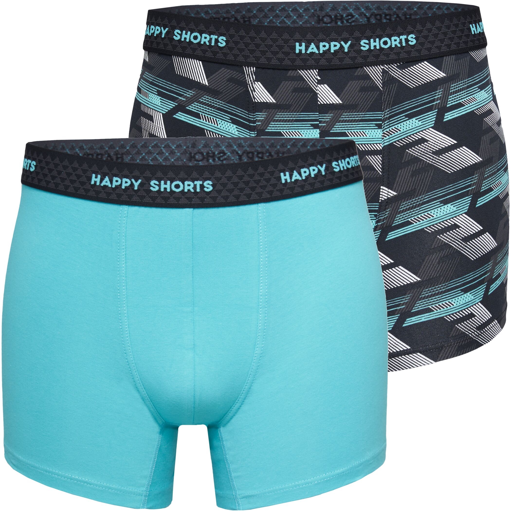 Happy Shorts 2er Trunks Grafik Druck