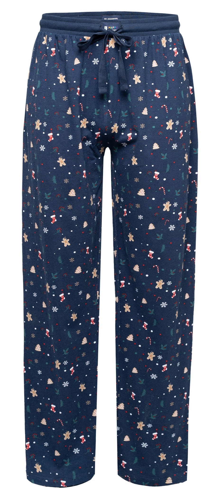 Happy Shorts Herren Pyjamahose Lebkuchenmann
