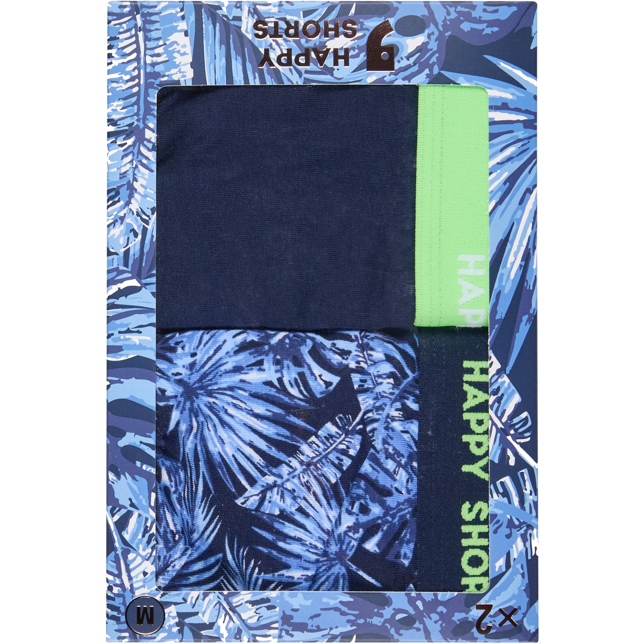 2 Happy Shorts Jersey Trunk Men's Boxer Shorts Pant