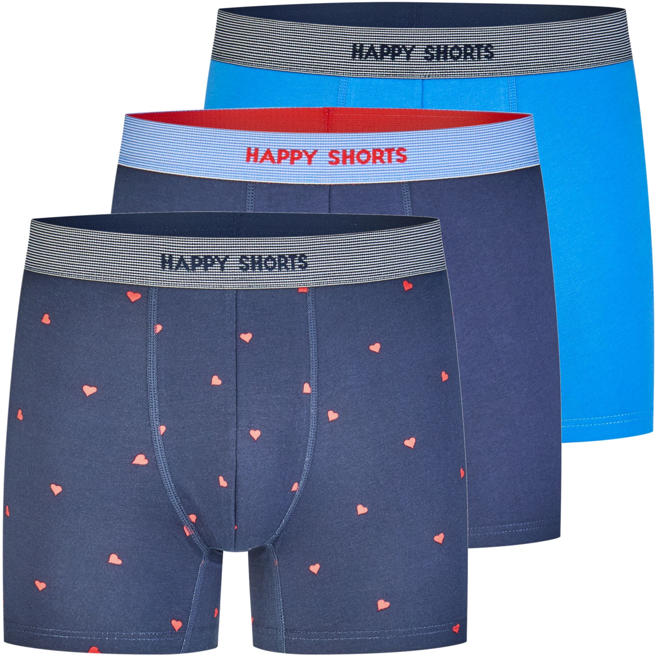 Happy Shorts 3er Trunks Herzen