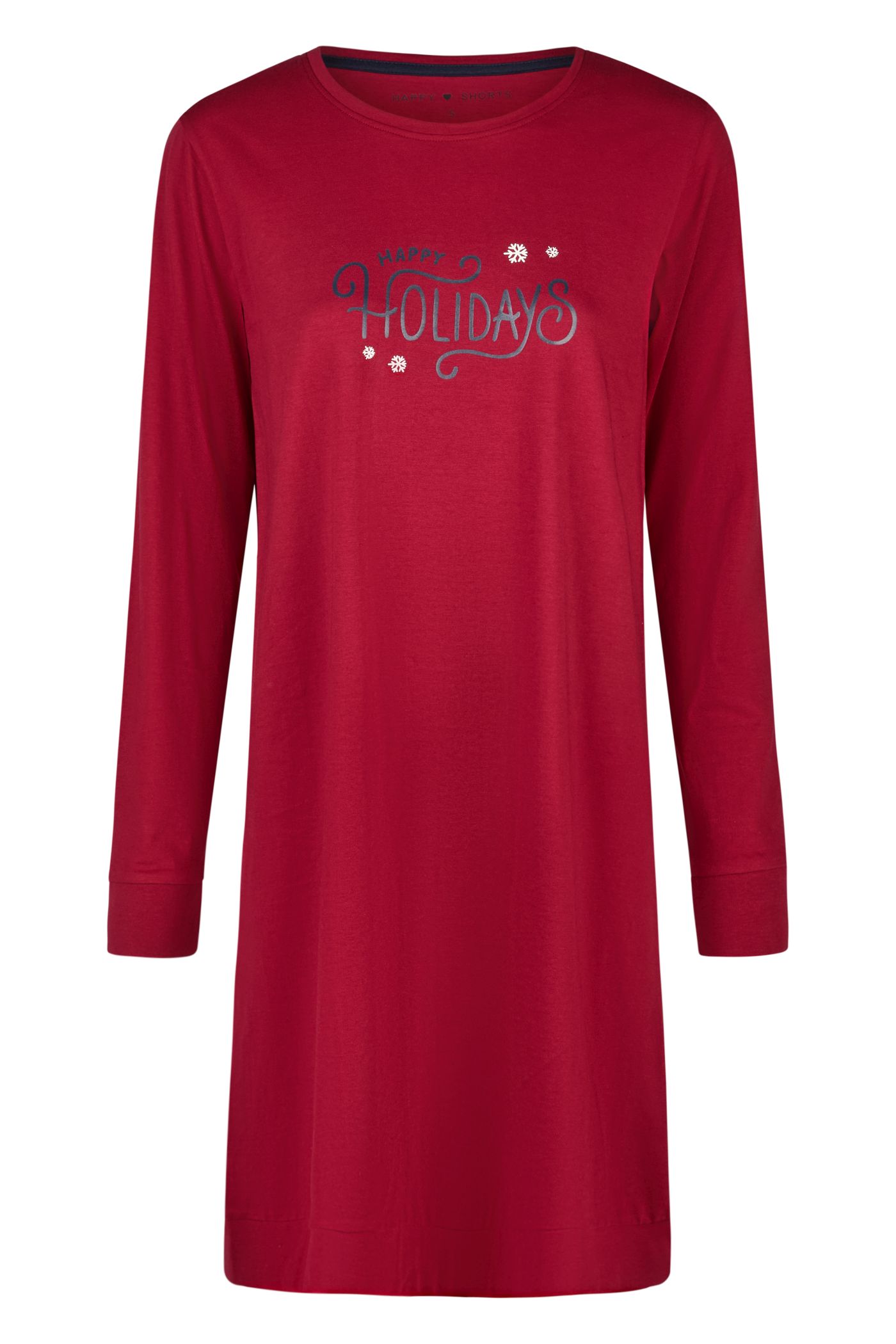 Happy Shorts Damen Sleepshirt rot