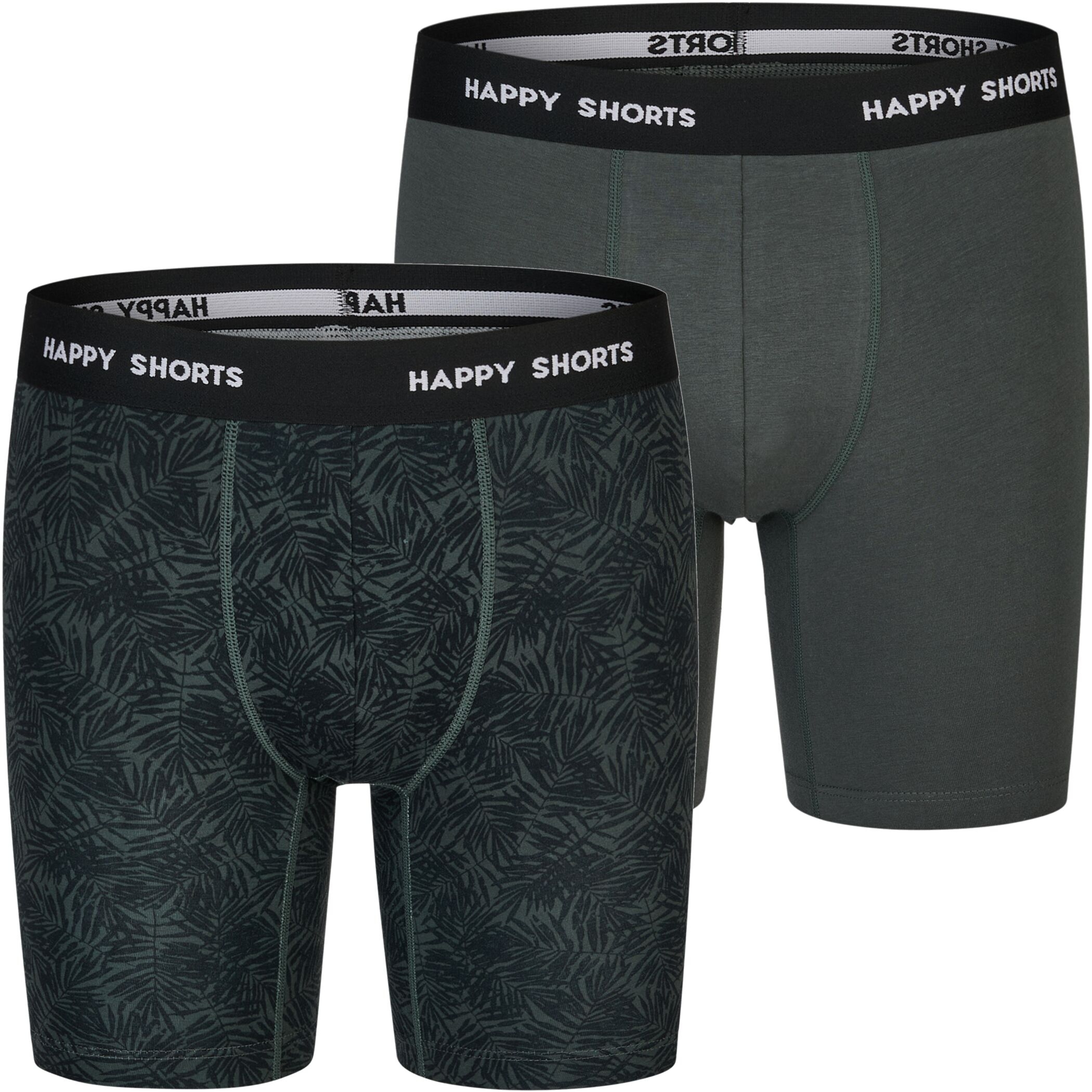 Happy Shorts 2er Longboxer Palmenblätter