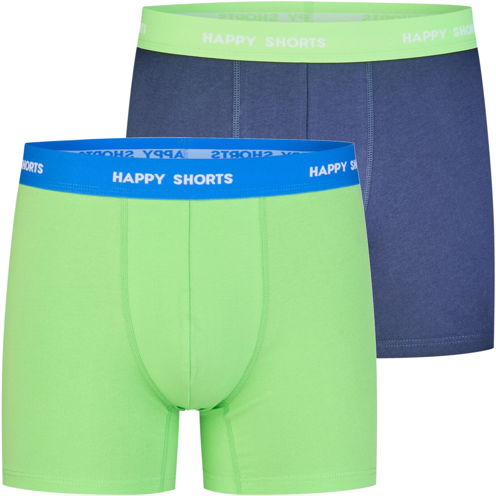 2 Happy Shorts Jersey Trunk Men's Boxer Shorts Pant