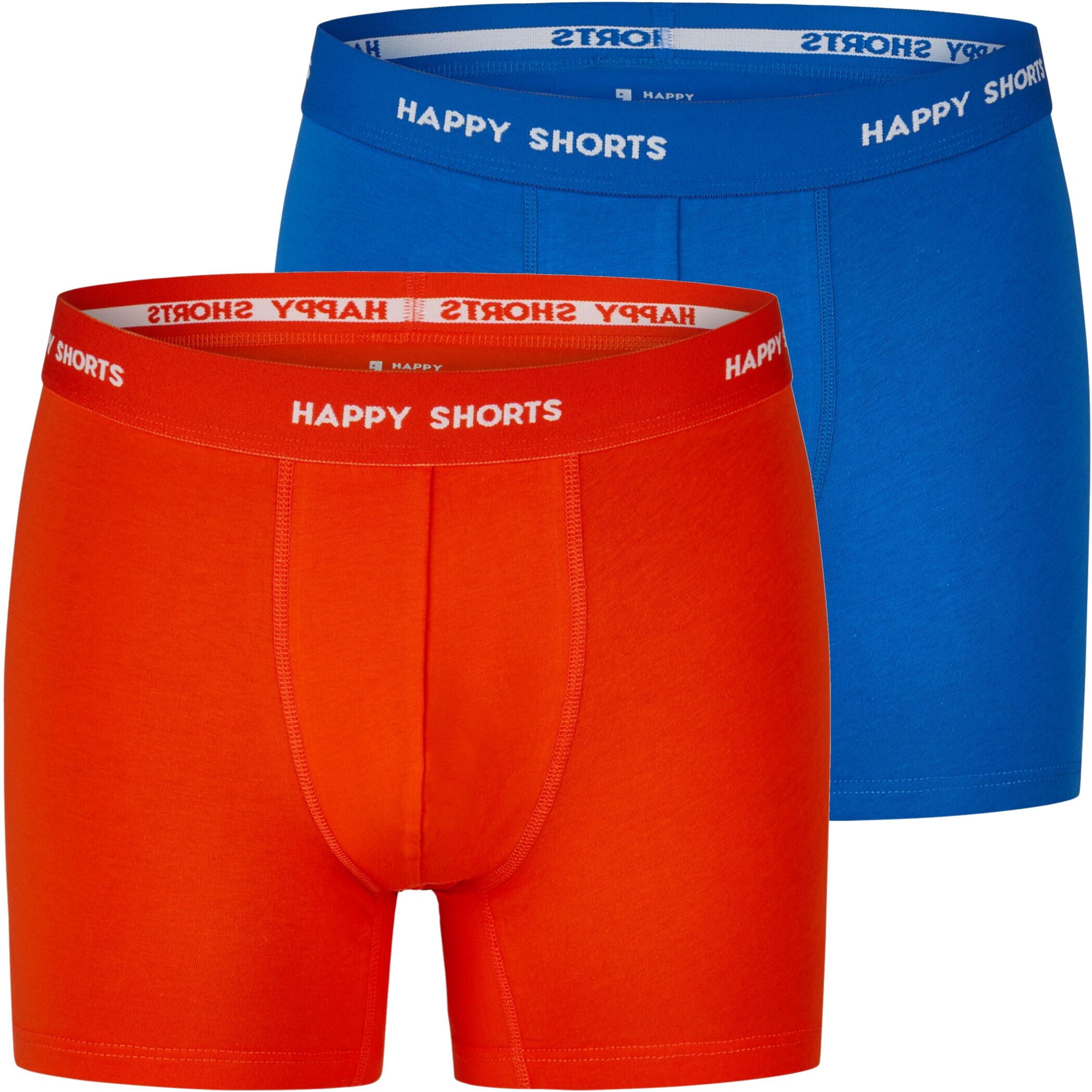 Happy Shorts Kinder 2er Trunks Neon Blau Orange