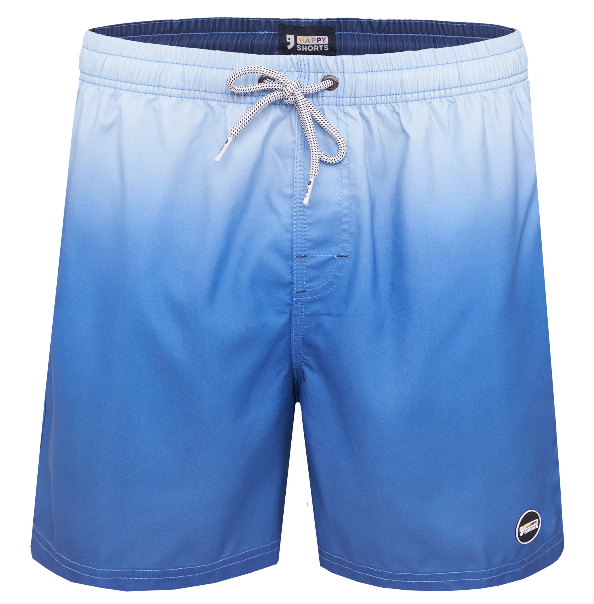 Happy Shorts Badeshorts Blau Farbverlauf