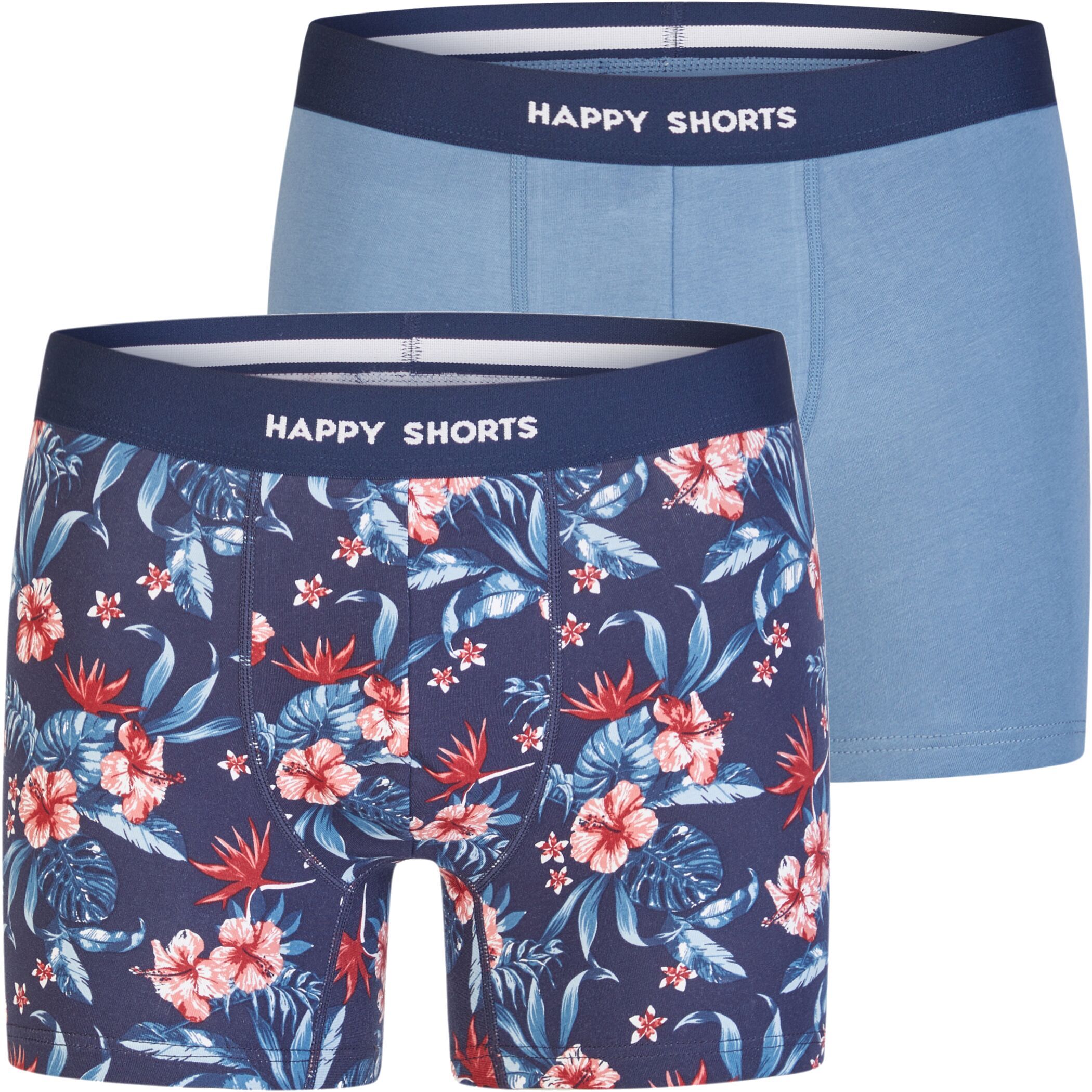 Happy Shorts 2er Trunks Hawaii - Blau
