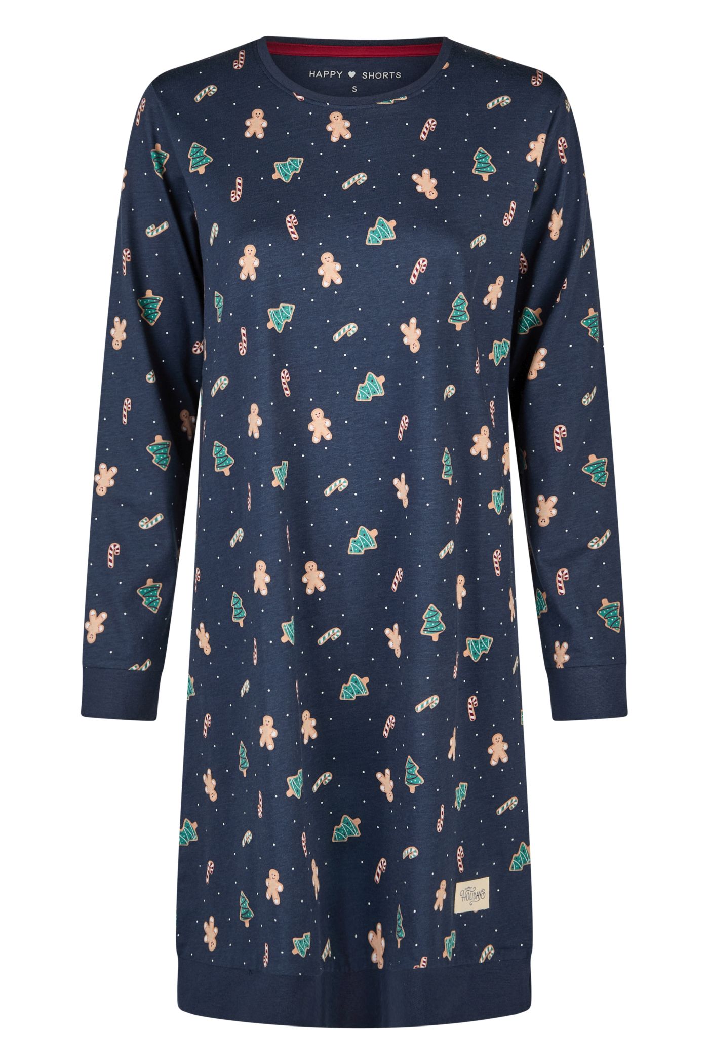 Happy Shorts Damen Sleepshirt Weihnachtsmotive