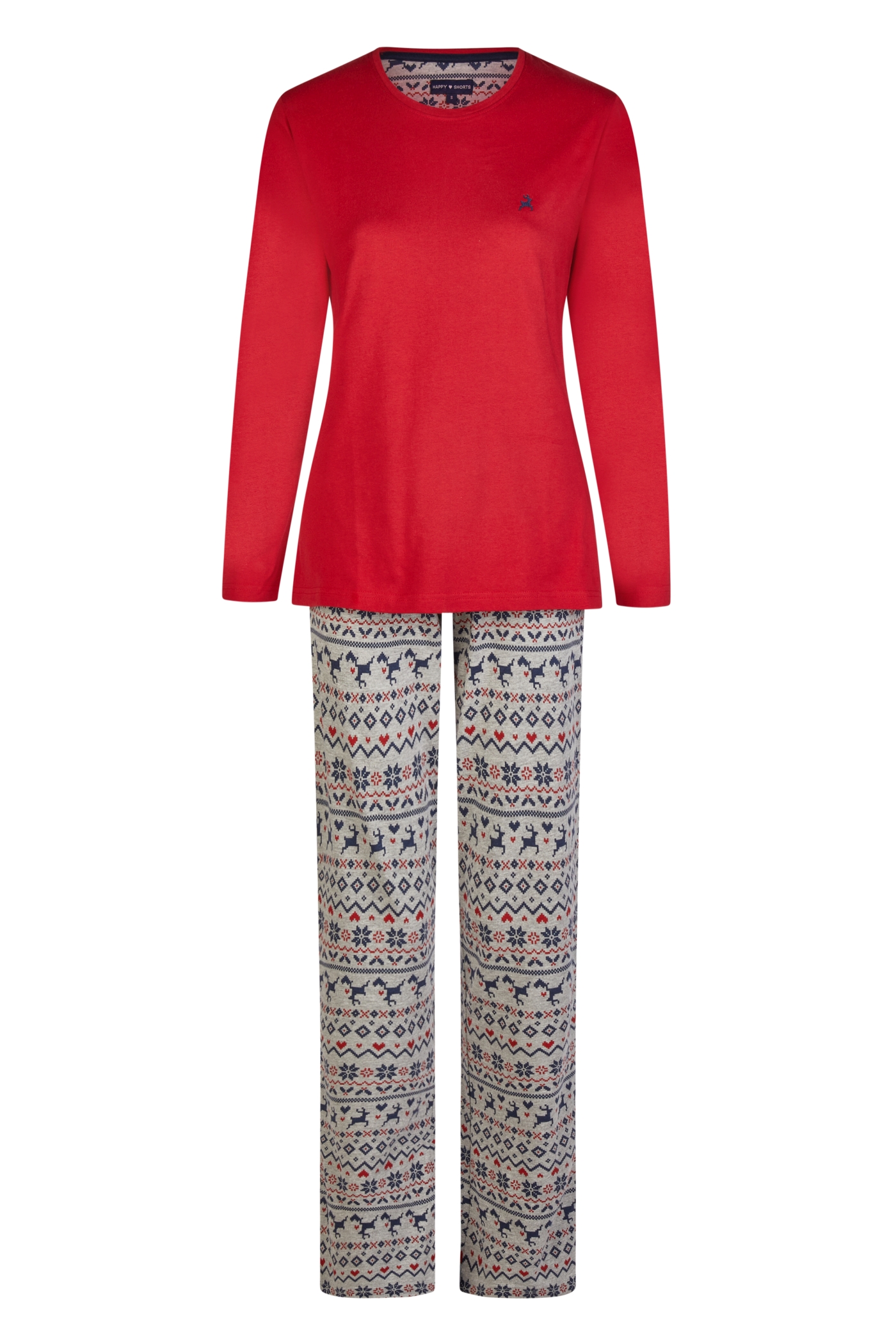 Happy Shorts Damen Pyjama Rentier
