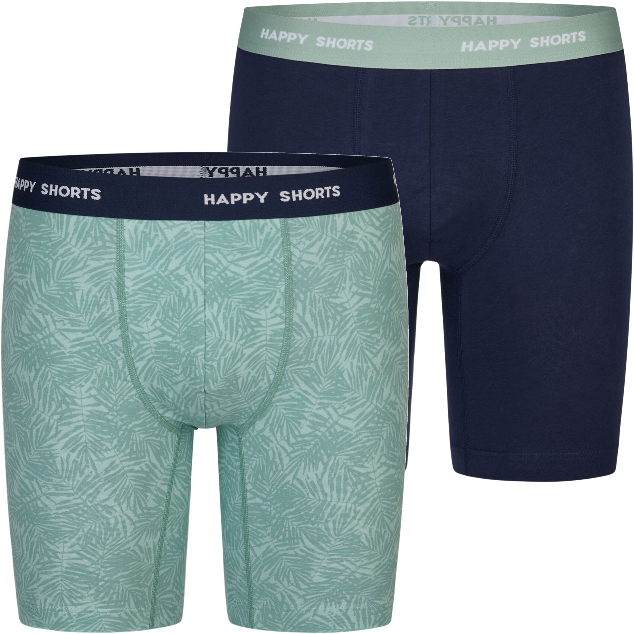 Happy Shorts 2er Longboxer Blätter