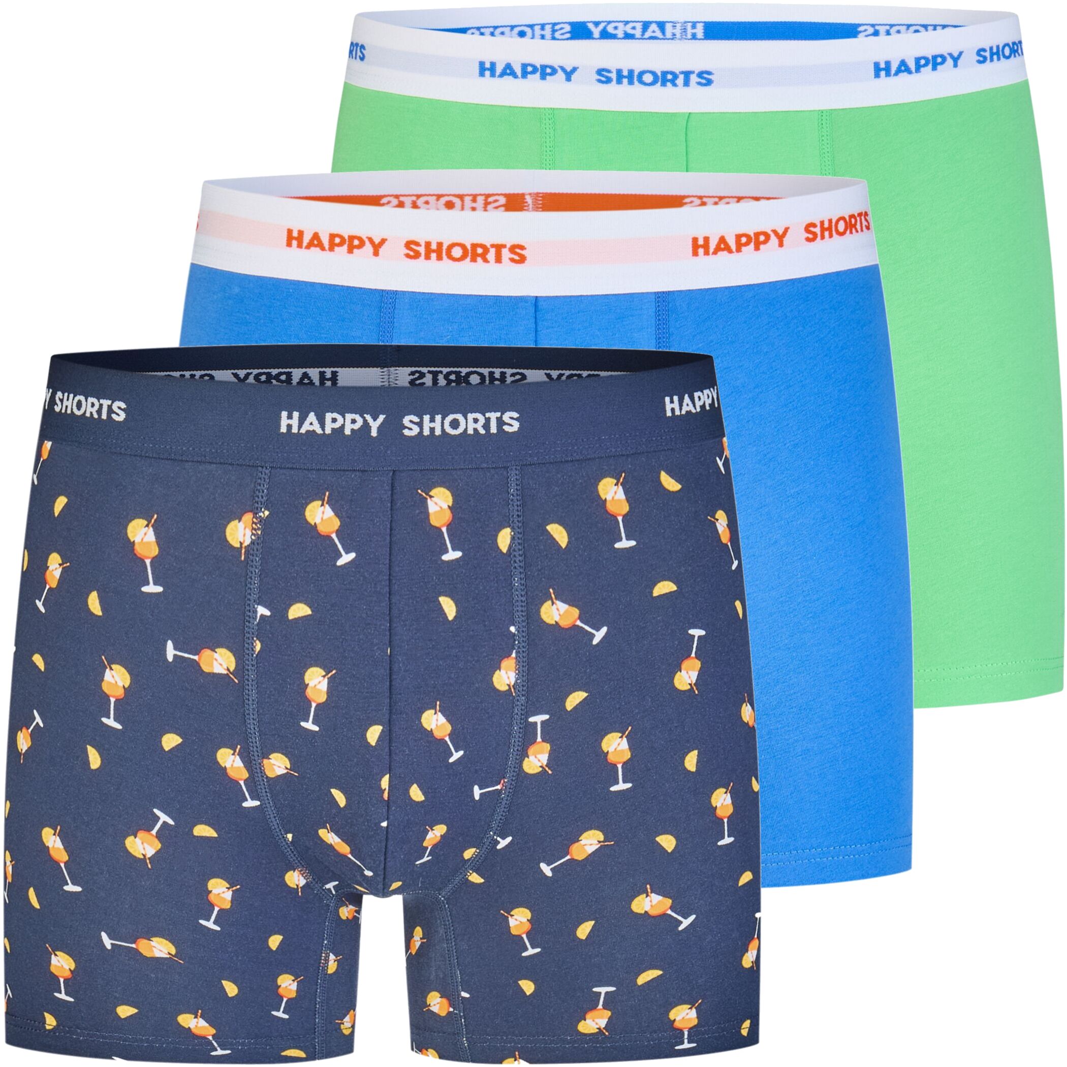 3-Packs Happy Shorts Boxershorts Pants Boxer Jersey