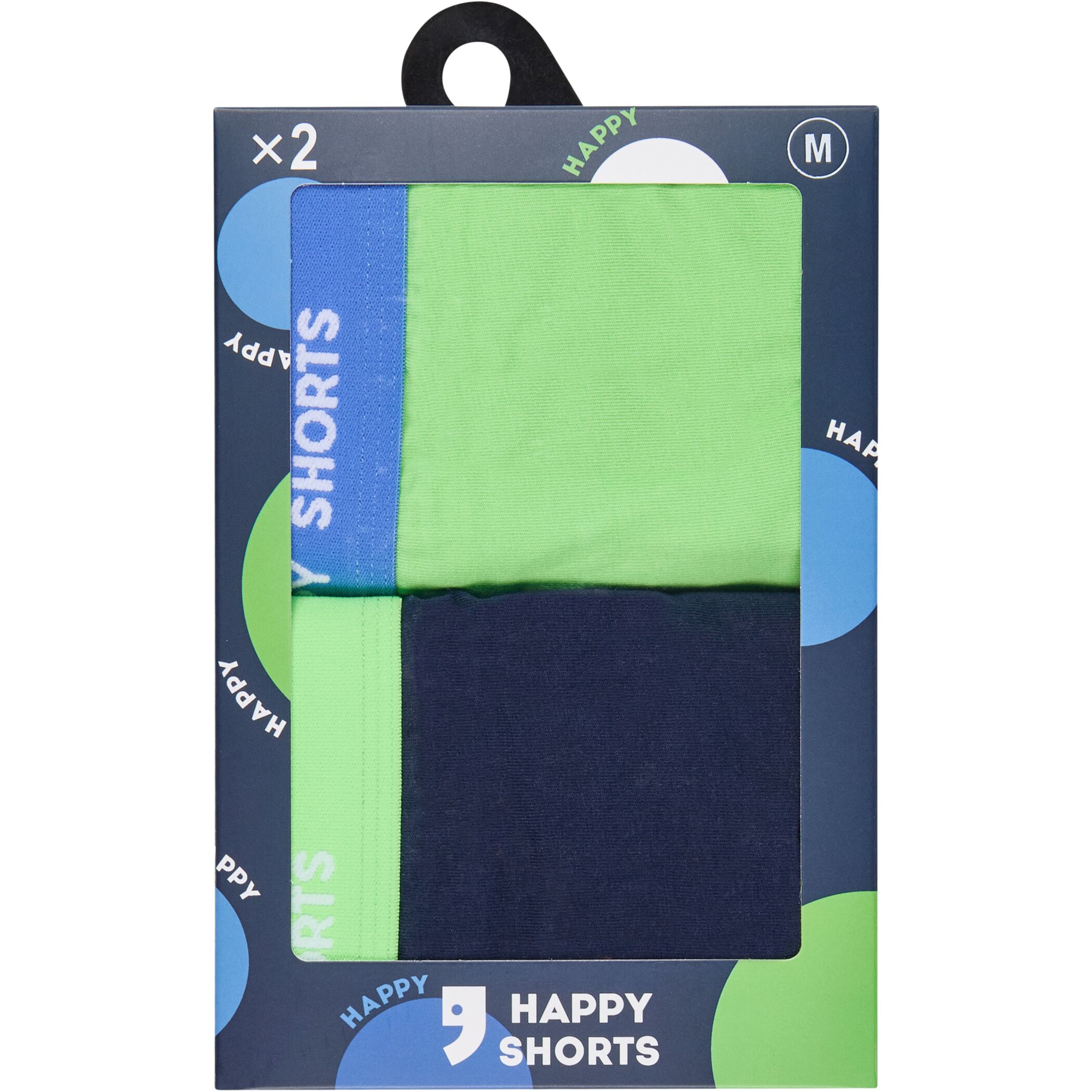 2 Happy Shorts Jersey Trunk Men's Boxer Shorts Pant